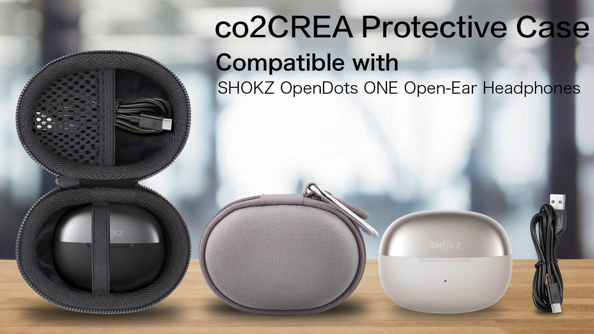 【美品】SHOKZ OPENDOTS ONE　グレー　シリコンケース付き Amazon.com: for SHOKZ OpenDots ONE - Open-Ear Headphones Hard